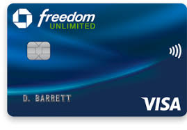 Chase Freedom Unlimited card